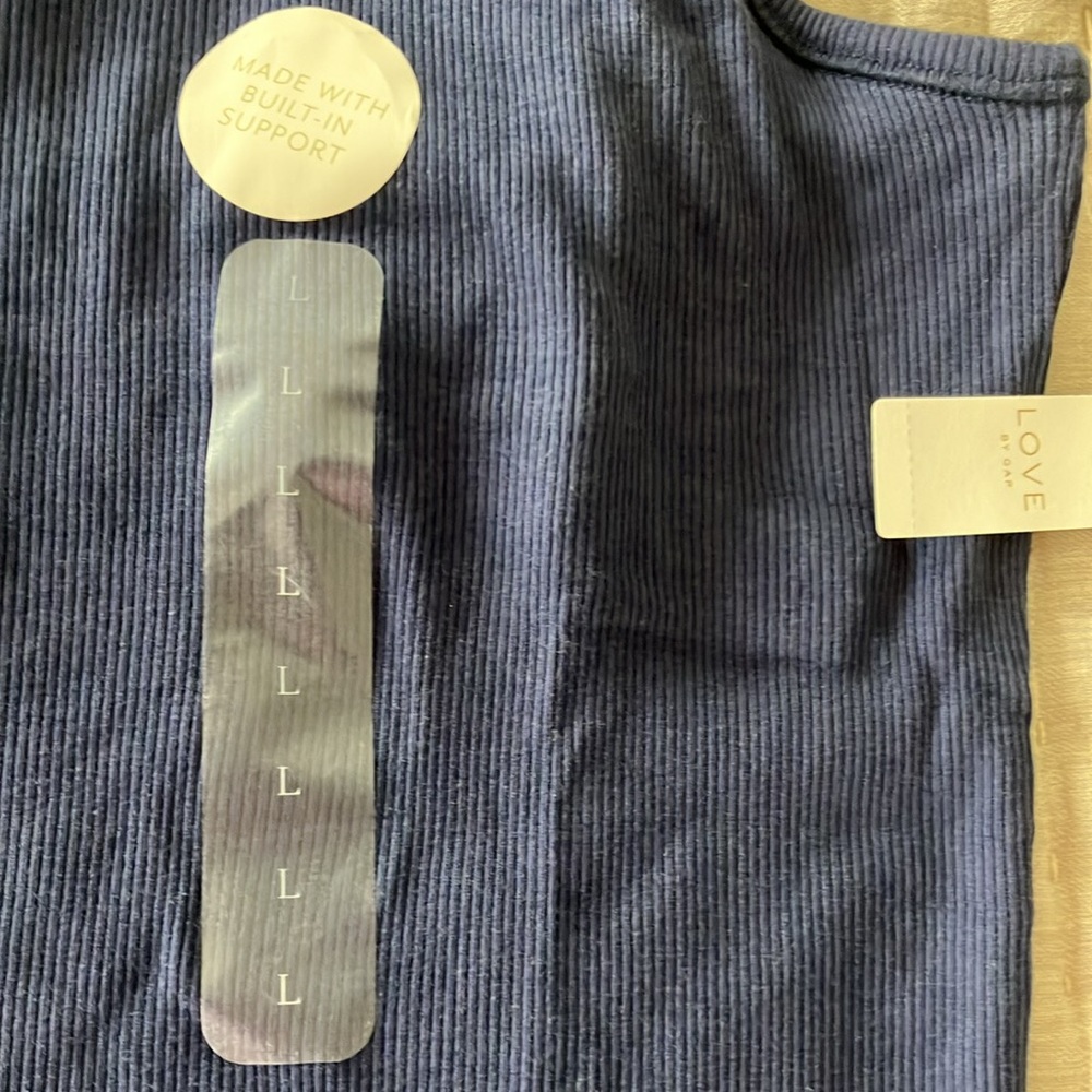 Gap Factory Ribbed Racerback Support Tank - Picture 2 of 5